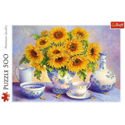 TREFL 500 Piece Jigsaw Puzzle - Sunflowers จิ๊กซอว์ 500 ชิ้น