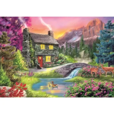TREFL 500 Piece Jigsaw Puzzle - Mountain idyll จิ๊กซอว์ 500 ชิ้น