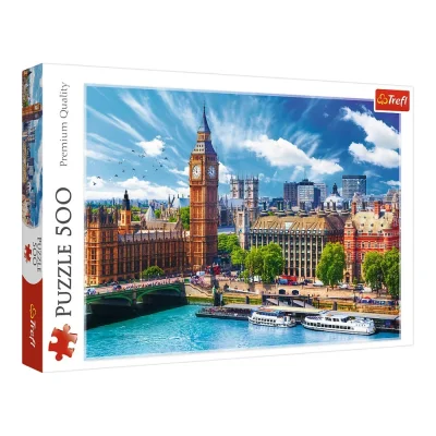 TREFL 500 Piece Jigsaw Puzzle - Sunny day in London จิ๊กซอว์ 500 ชิ้น