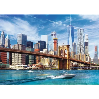 TREFL 500 Piece Jigsaw Puzzle - View of New York, USA จิ๊กซอว์ 500 ชิ้น