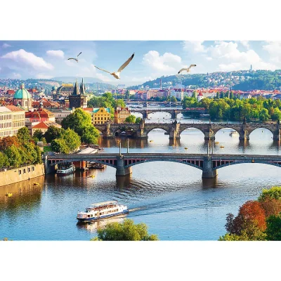 TREFL 500 Piece Jigsaw Puzzle - Prague, Czech Republic จิ๊กซอว์ 500 ชิ้น