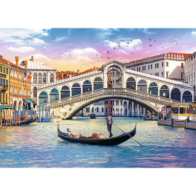 TREFL 500 Piece Jigsaw Puzzle - Rialto Bridge Venice, Italy จิ๊กซอว์ 500 ชิ้น