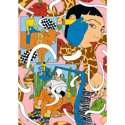 TREFL 500 UFT Piece Jigsaw Puzzle - No Pain, No Painting จิ๊กซอว์ 500 ชิ้น