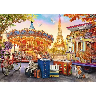 TREFL 500 Piece Jigsaw Puzzle - Holidays in Paris, Italy จิ๊กซอว์ 500 ชิ้น
