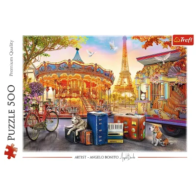 TREFL 500 Piece Jigsaw Puzzle - Holidays in Paris, Italy จิ๊กซอว์ 500 ชิ้น