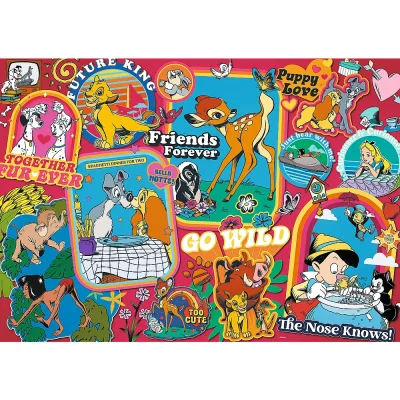 TREFL 500 Piece Jigsaw Puzzle - Disney: Over the Years / Disney จิ๊กซอว์ 500 ชิ้น