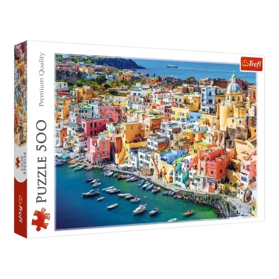 TREFL 500 Piece Jigsaw Puzzle - Procida, Campania, Italy จิ๊กซอว์ 500 ชิ้น