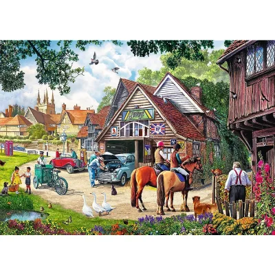 TREFL 2x500 Piece Jigsaw Puzzle - Idyllic life จิ๊กซอว์ 500 ชิ้น