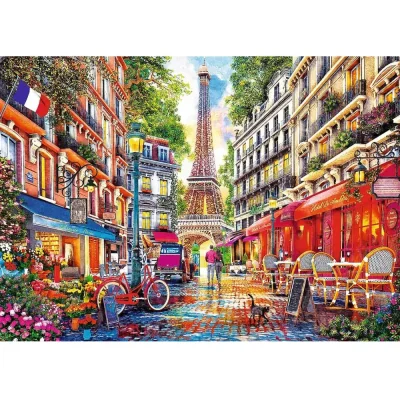 TREFL 2x500 Piece Jigsaw Puzzle - European capitals จิ๊กซอว์ 500 ชิ้น