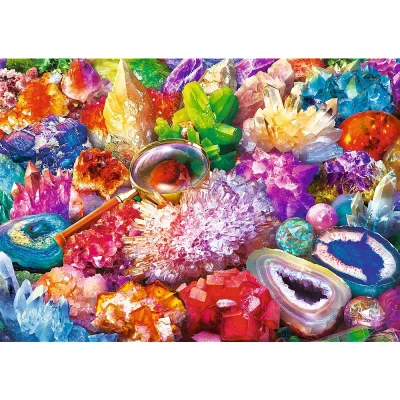 TREFL 2x500 Piece Jigsaw Puzzle - Cosmos and crystals จิ๊กซอว์ 500 ชิ้น