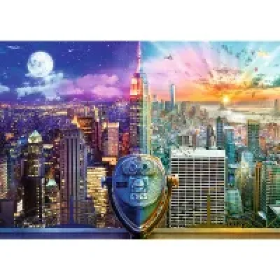 TREFL 2x500 Piece Jigsaw Puzzle - American Tour จิ๊กซอว์ 500 ชิ้น