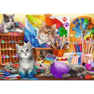 TREFL 2x500 Piece Jigsaw Puzzle - The Art of Painting จิ๊กซอว์ 500 ชิ้น