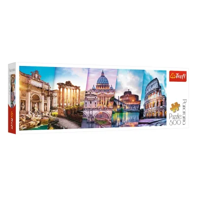 TREFL 500 Panorama Piece Jigsaw Puzzle - Traveling to Italy จิ๊กซอว์ 500 ชิ้น