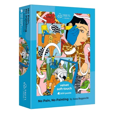 TREFL 500 UFT Piece Jigsaw Puzzle - No Pain, No Painting จิ๊กซอว์ 500 ชิ้น