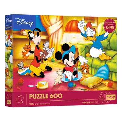 TREFL 600 Piece Jigsaw Puzzle - 40th anni - Mickey Mouse and Friends จิ๊กซอว์ 600 ชิ้น