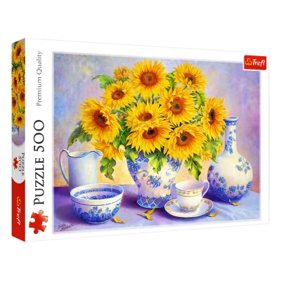 TREFL 500 Piece Jigsaw Puzzle - Sunflowers จิ๊กซอว์ 500 ชิ้น