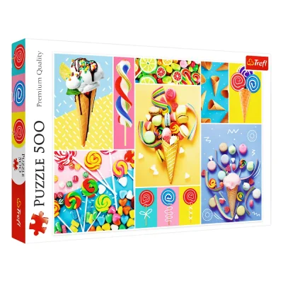 TREFL 500 Piece Jigsaw Puzzle - Favorite sweets จิ๊กซอว์ 500 ชิ้น