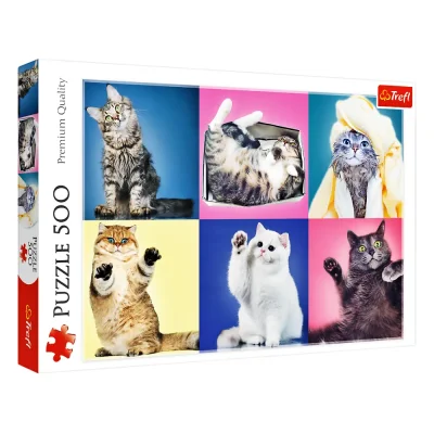 TREFL 500 Piece Jigsaw Puzzle - Kittens จิ๊กซอว์ 500 ชิ้น