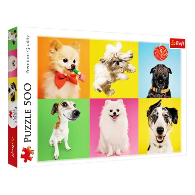 TREFL 500 Piece Jigsaw Puzzle - Dogs จิ๊กซอว์ 500 ชิ้น