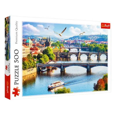 TREFL 500 Piece Jigsaw Puzzle - Prague, Czech Republic จิ๊กซอว์ 500 ชิ้น