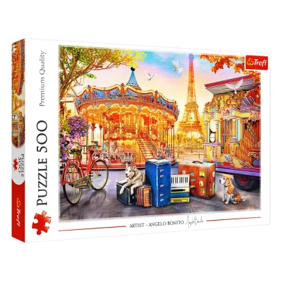 TREFL 500 Piece Jigsaw Puzzle - Holidays in Paris, Italy จิ๊กซอว์ 500 ชิ้น