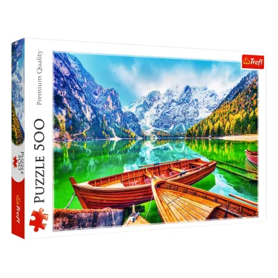 TREFL 500 Piece Jigsaw Puzzle - Lake Braies, Italy จิ๊กซอว์ 500 ชิ้น