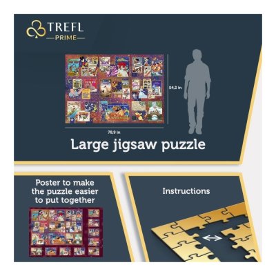 TREFL 13500 Piece Jigsaw Puzzle - Golden Age of Disney จิ๊กซอว์ 10000 ชิ้น+