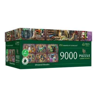 TREFL 9000 Piece Jigsaw Puzzle - Whiskered Wonderers จิ๊กซอว์ 9000 ชิ้น
