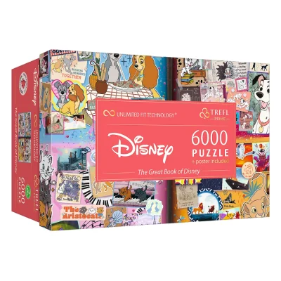 TREFL 6000 Piece Jigsaw Puzzle - The Great Book of Disney จิ๊กซอว์ 6000 ชิ้น