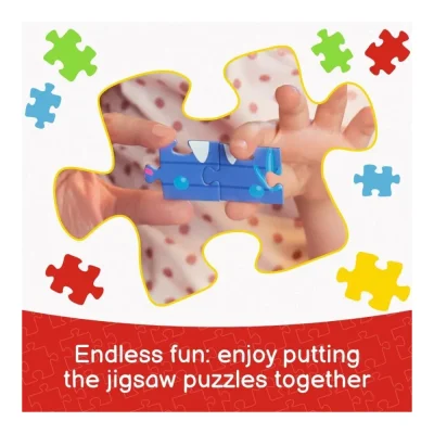 TREFL 4in1 Jigsaw Puzzle - Unique dinosaurs จิ๊กซอว์เด็ก 3 ปี+