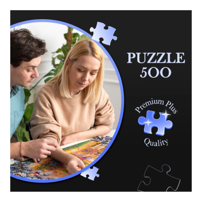 TREFL 500 PP Piece Jigsaw Puzzle - Tea Time: Paris Corner Café จิ๊กซอว์ 500 ชิ้น