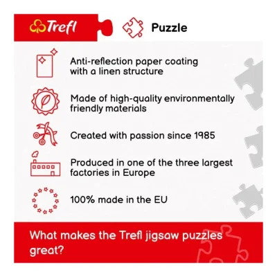 TREFL 1000 Piece Jigsaw Puzzle - Blue bouquet จิ๊กซอว์ 1000 ชิ้น