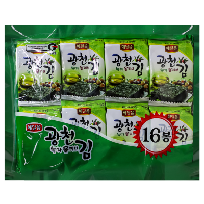 สาหร่ายปรุงรส ผสมน้ำมันมะกอก (ควาง ชอน)