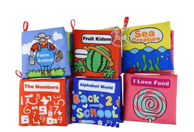 หนังสือผ้ามีเสียง 6 เรื่อง