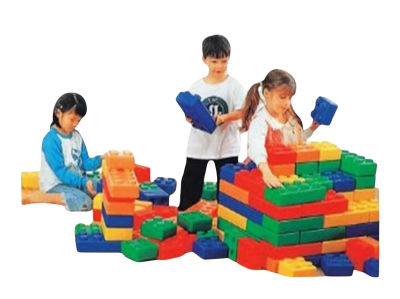 TED-8906 ชุดเลโก้ยักษ์ฝึกทักษะ 45 ชิ้น พลาสติก (ขนาดต่อชิ้น  25x12x7 ซม.)