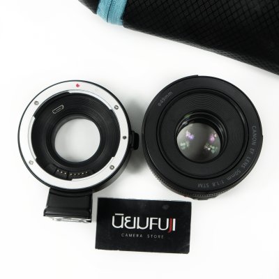 EF50mm F1.8+Adapter EF-FX