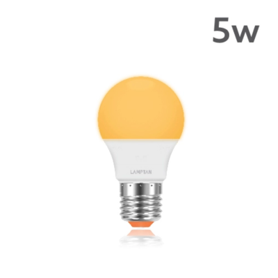 Lamptan [แพ็กคู่] หลอดไฟ LED Bulb  5W รุ่น Gloss V2 ขั้ว E27