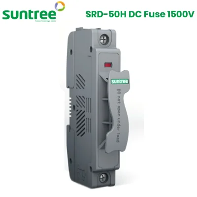 Suntree SRD-50H DC Fuse Holder 1500V ใส้ได้ทั้งลูกฟิว 14x85 และ 10x85 ฐานฟิวส์ สีเทา สำหรับฟิวส์ ตลับฟิวส์ DC ฟิวส์