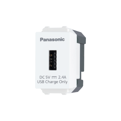 ปลั๊กเสียบ USB 1ช่อง WEF108107W-8 พานาโซนิค PANASONIC