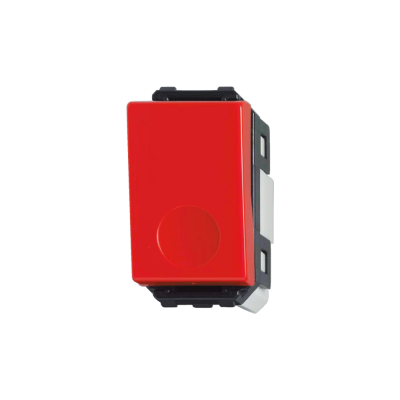 สวิตช์กดทางเดียว (กดติดปล่อยดับ) สีแดง WIDE SERIES WEG5400-7 พานาโซนิค PANASONIC