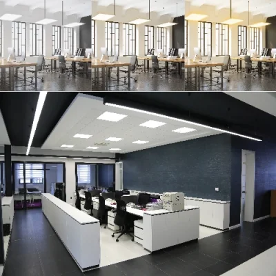 ชุดโคมไฟ LED Panel  รุ่น Colour Switch Bravo V2 40w 3แสงในโคมเดียว เปลี่ยนแสงด้วยสวิตช์ไฟ