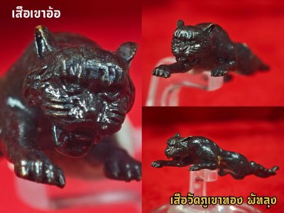 เสือ รุ่น พยัคฆราช "เขาอ้อ" พระอาจารย์รรร​สิริ​ วัดภูเขาทอง อ.ควนขนุน​ จ.พัทลุง​ พ.ศ.2567 (ชนวนรมดำ)