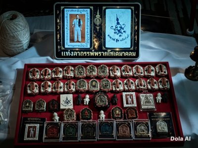 ขุนแผนพรายกุมารเจ็ดนารีพญาเทครัว(รุ่น พรายโซเดมาคอม) อ.อู๊ด​ พยัคฆ์​หน้า​ทอง​ พ.ศ.2569 เขียว