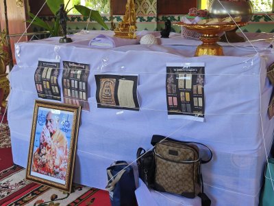 พรายเทพนิมิตร รุ่น รุ่งเรือง​เฟื่องฟู​ วัด​คงคา​เลียบ​ บางกล่ำ​ สงขลา​ พ.ศ.2568 (แจกผู้ช้วยงานพิธี) สร้าง 199องค์