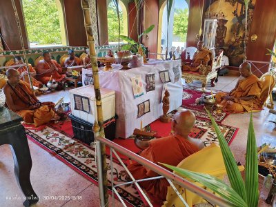 พรายเทพนิมิตรจัมโบ้ รุ่น รุ่งเรือง​เฟื่องฟู​ วัด​คงคา​เลียบ​ บางกล่ำ​ สงขลา​ พ.ศ.2568 (แจกทีมงานร่วมสร้าง) สร้าง 29องค์ อุดผงพรายกุมารฝังของในองค์