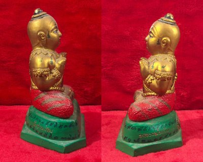 กุมารทองหลวงปู่แย้ม วัดสามง่าม รุ่น มูลนิธิ​เจริญทรงเครื่องใหญ่