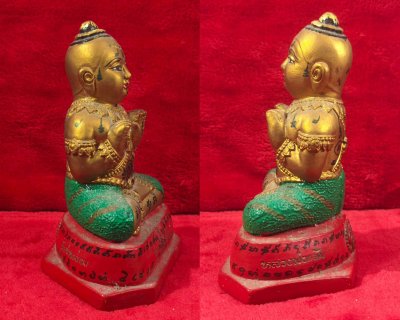 กุมารทองหลวงปู่แย้ม วัดสามง่าม รุ่น มูลนิธิ​เจริญทรงเครื่องใหญ่