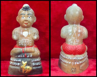กุมารทอง รุ่น สมบูรณ์​ทรัพย์ หลวงพ่อแย้ม วัดสามง่าม จ.นครปฐม​ สูง 8 นิ้ว (ตัวแท้ตัวจริง)