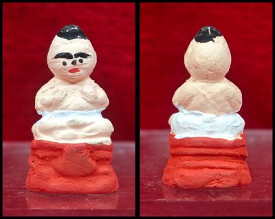 กุมารทองเนื้อดินเจ็ดป่าช้าผสมผงพรายปาฏิหาริย์​ วัดโคกสูง สงขลา รุ่น พรายโคตรเศรษฐี​