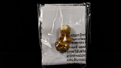 ลูกกรอกอิทธิฤทธิ์รุ่นรวยอย่างแรง หลวงพ่อกอย วัดเขาดินใต้ พ.ศ.2553